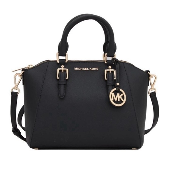 Michael Kors Ciara Leather Satchel - Picture 1 of 9